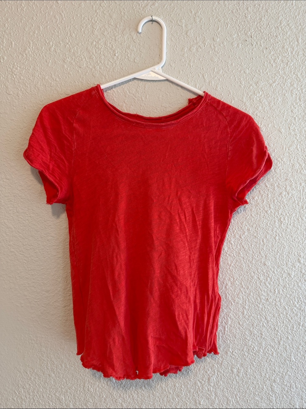 Urban Outfitters Red Short-Sleeve Crew Tee